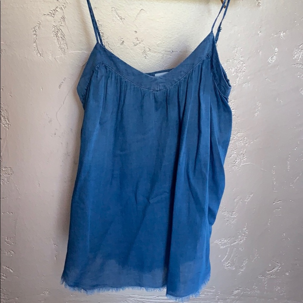 AG denim camisole, size small.